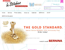 Tablet Screenshot of berninainstitches.com